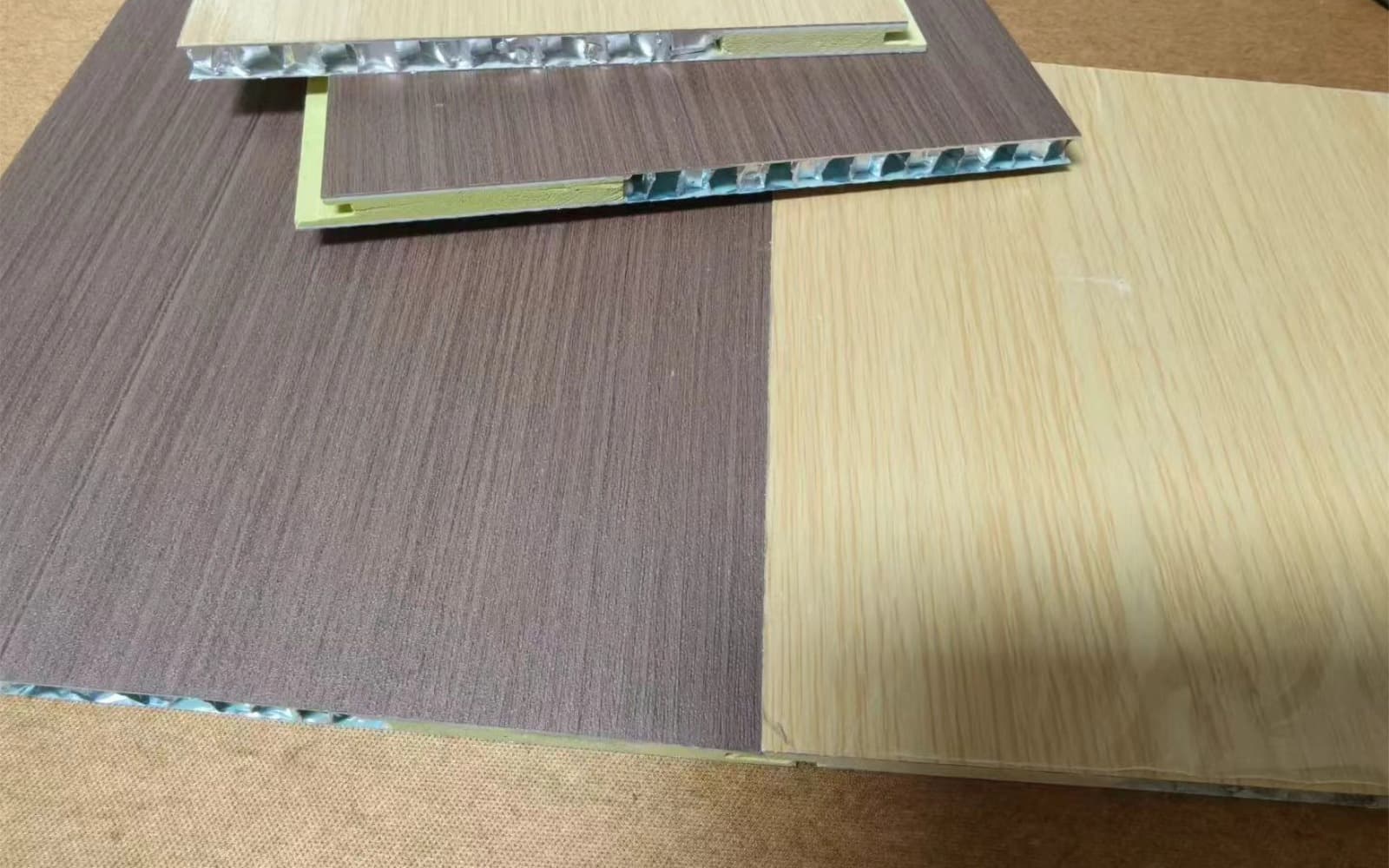 全铝蜂窝板开平缝槽